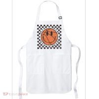 Happy Face Basketball Lover Smile Face Funny Smiling Apron thumb 0