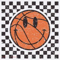 Happy Face Basketball Lover Smile Face Funny Smiling Hat thumb 2