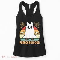 Halloween French Bulldog Dog Frenchie Spooky Ghost Costume Women's Tank Top thumb 0