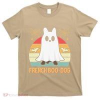 Halloween French Bulldog Dog Frenchie Spooky Ghost Costume T-Shirt thumb 0