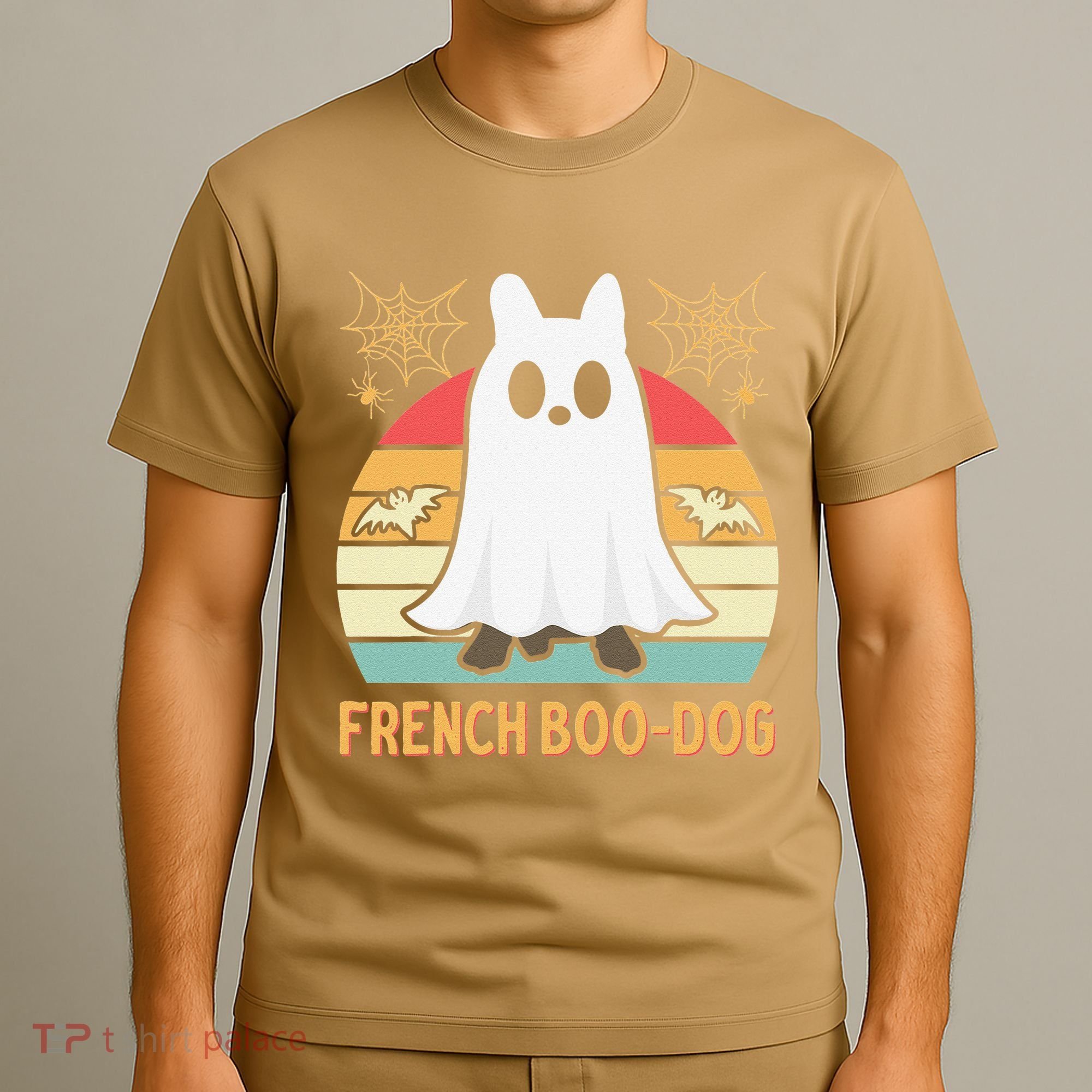 Halloween French Bulldog Dog Frenchie Spooky Ghost Costume T-Shirt