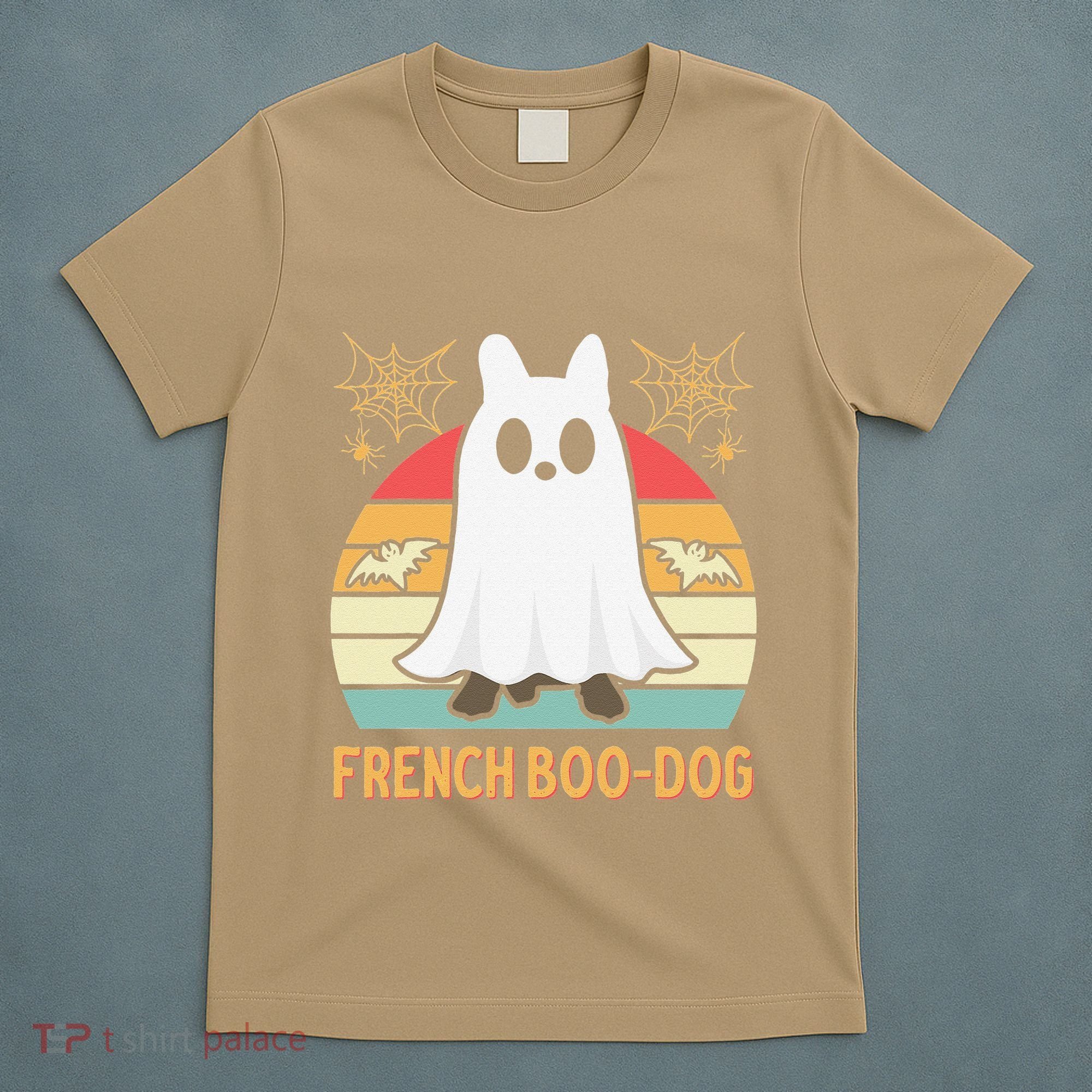 Halloween French Bulldog Dog Frenchie Spooky Ghost Costume T-Shirt