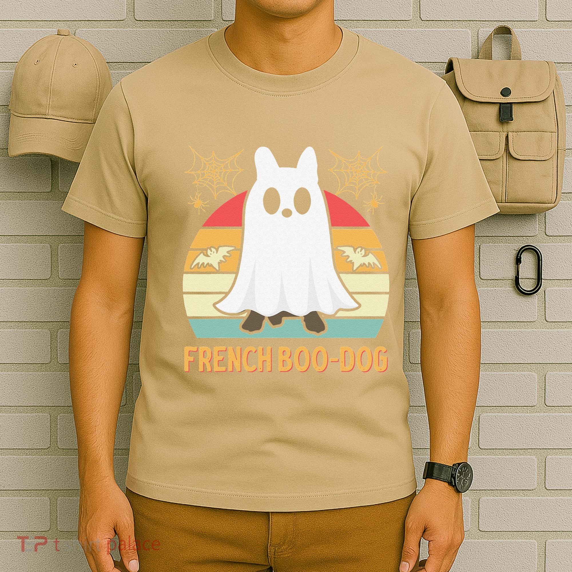 Halloween French Bulldog Dog Frenchie Spooky Ghost Costume T-Shirt