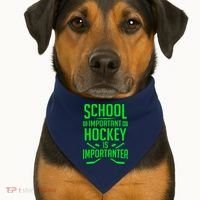 Hockey For Boy 8-12 Ice Hockey Player USA-Made Doggie Bandana thumb 1