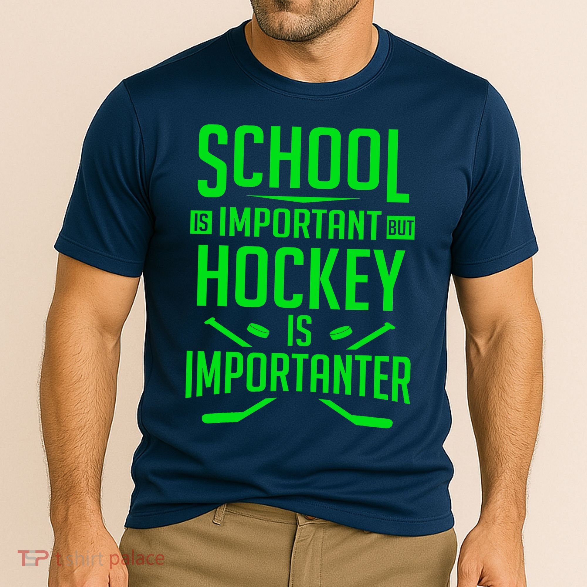 Hockey For Boy 8-12 Ice Hockey Player Cooling Performance Crew T-Shirt