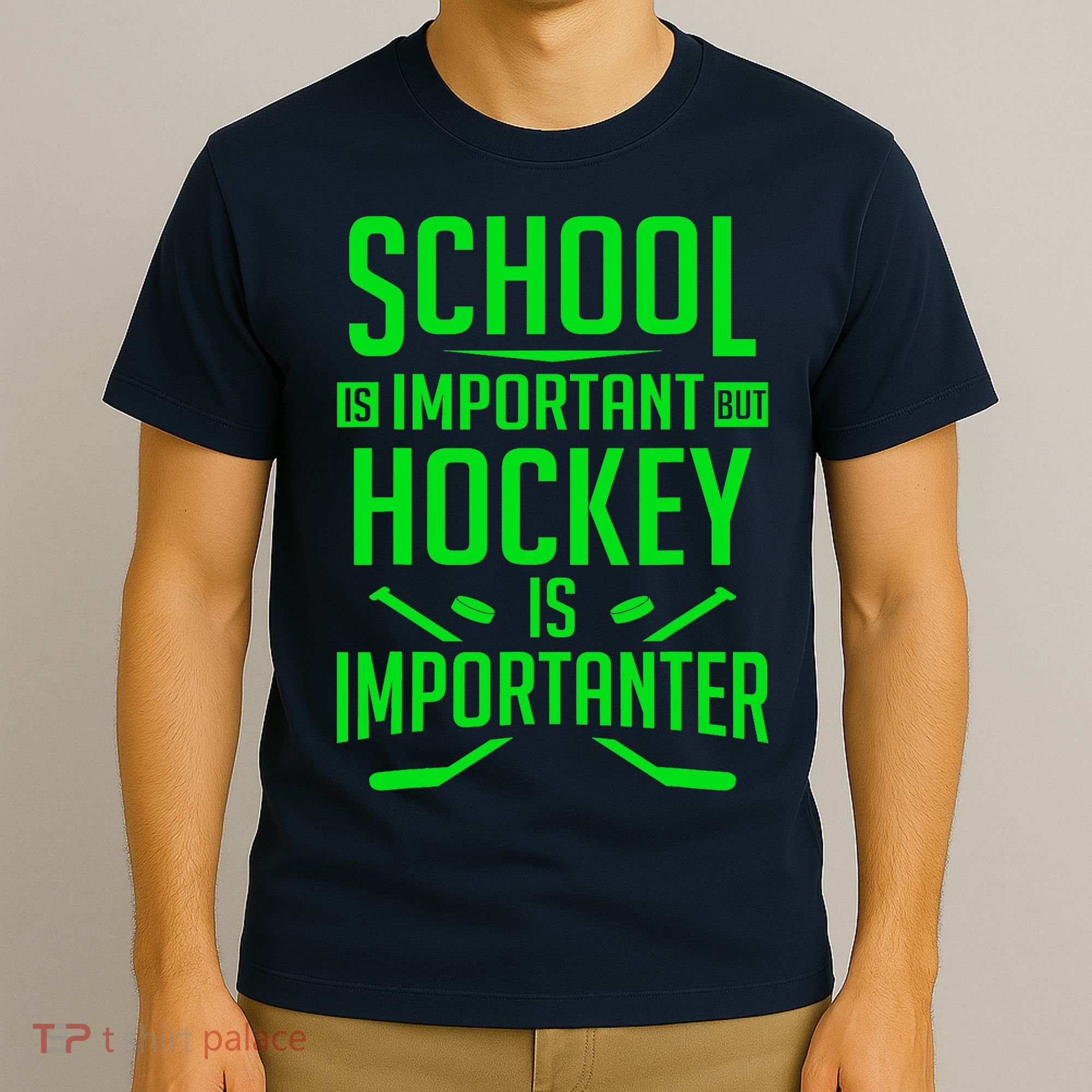 Hockey For Boy 8-12 Ice Hockey Player T-Shirt