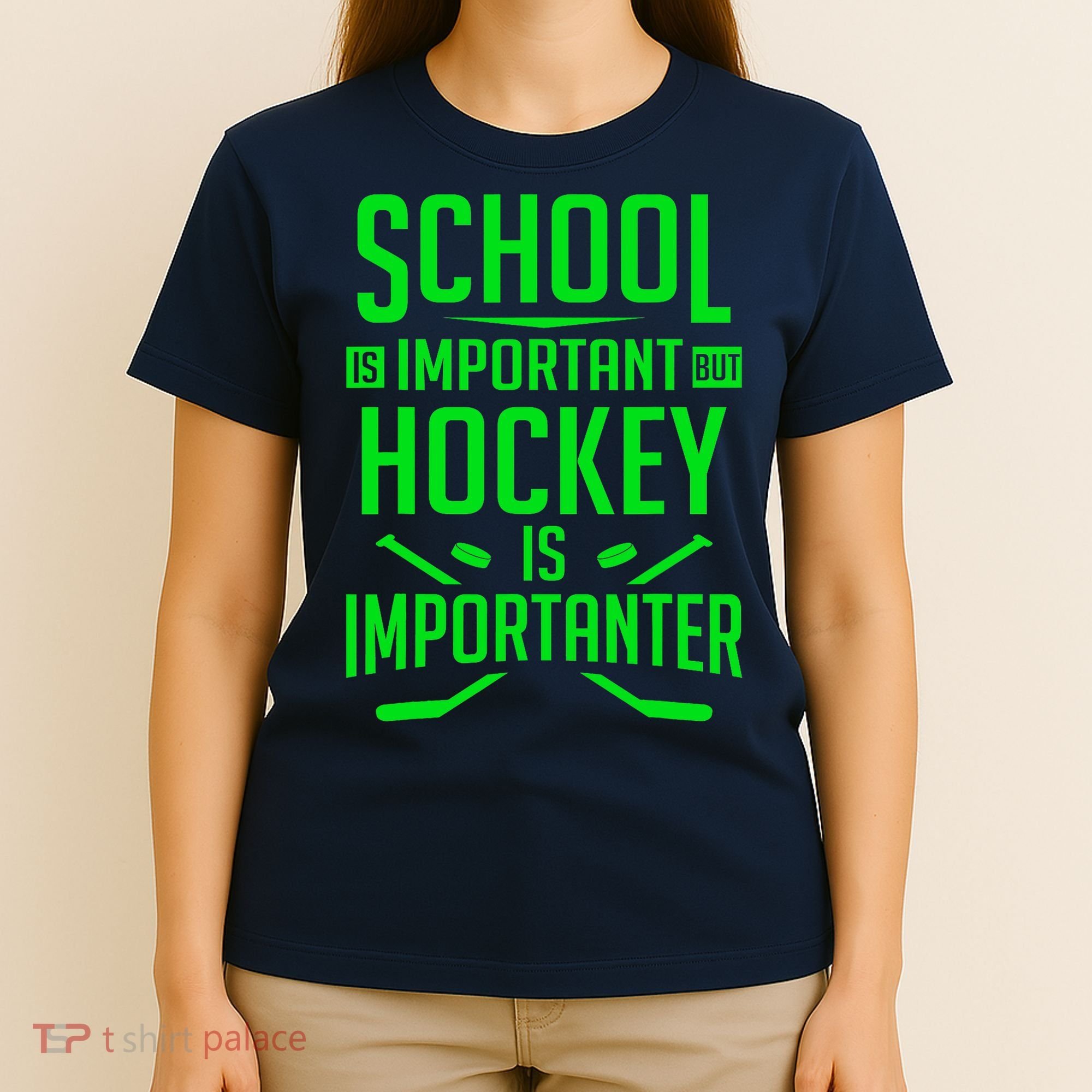 Hockey For Boy 8-12 Ice Hockey Player T-Shirt