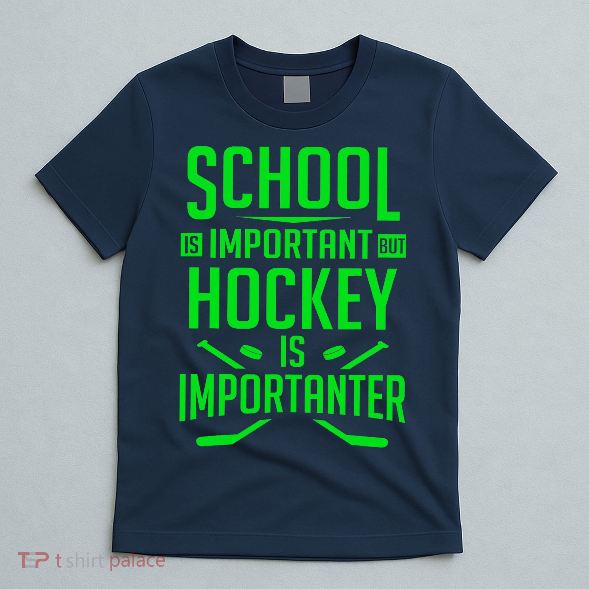 Hockey For Boy 8-12 Ice Hockey Player T-Shirt