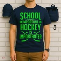 Hockey For Boy 8-12 Ice Hockey Player T-Shirt thumb 6