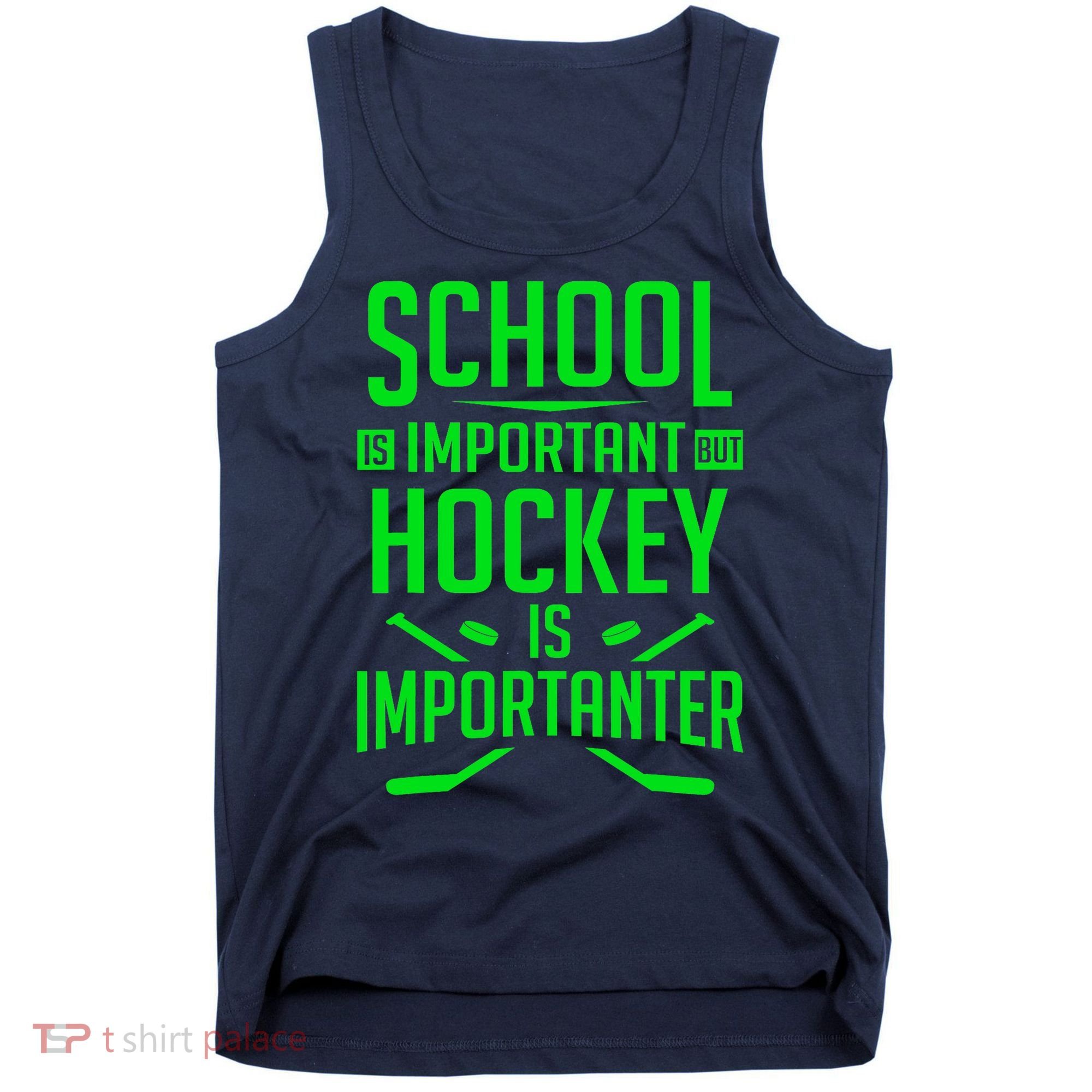 Hockey For Boy 8-12 Ice Hockey Player Tank Top
