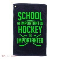 Hockey For Boy 8-12 Ice Hockey Player Golf Towel thumb 0