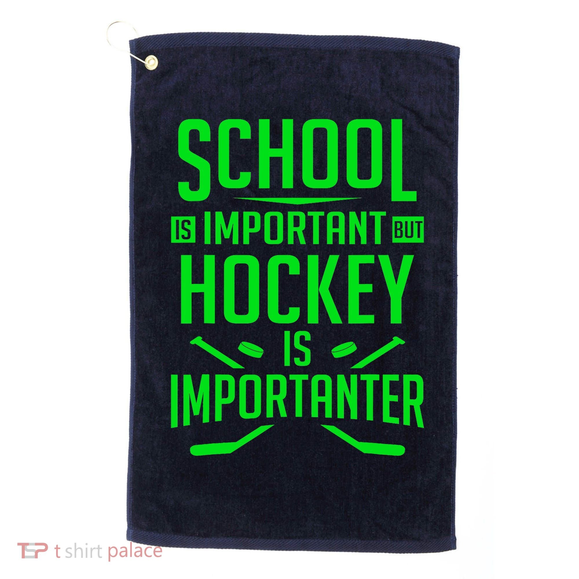 Hockey For Boy 8-12 Ice Hockey Player Golf Towel