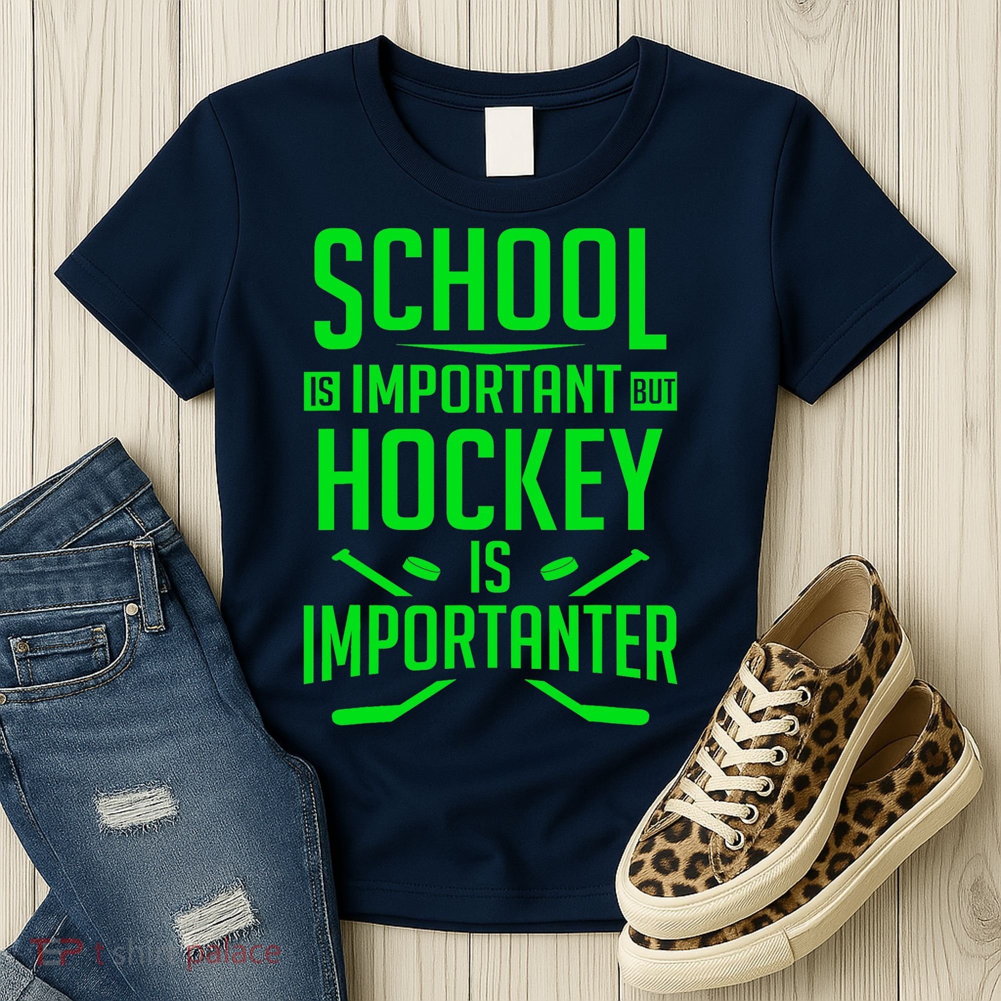 Hockey For Boy 8-12 Ice Hockey Player Women's T-Shirt