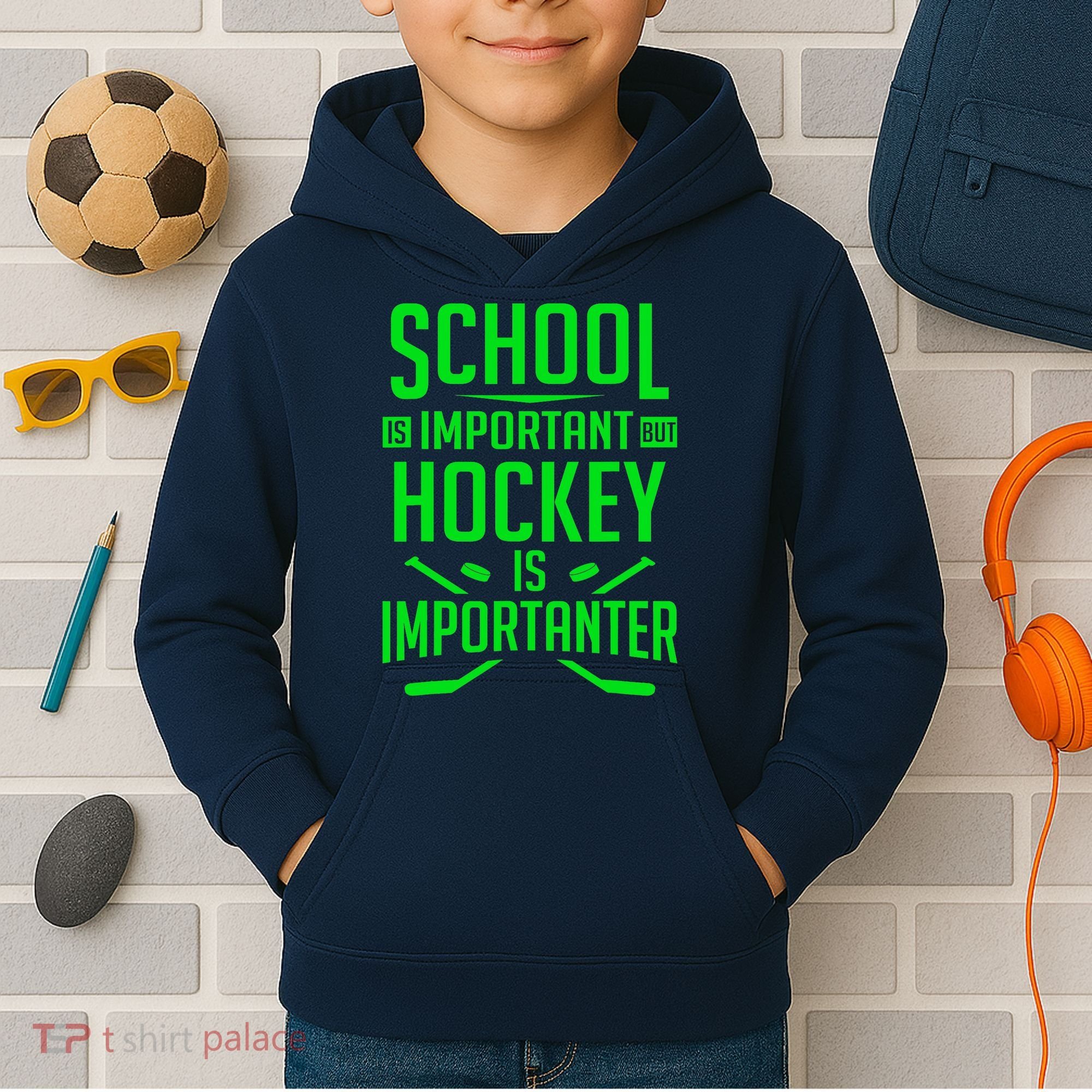 Hockey For Boy 8-12 Ice Hockey Player Kids Hoodie