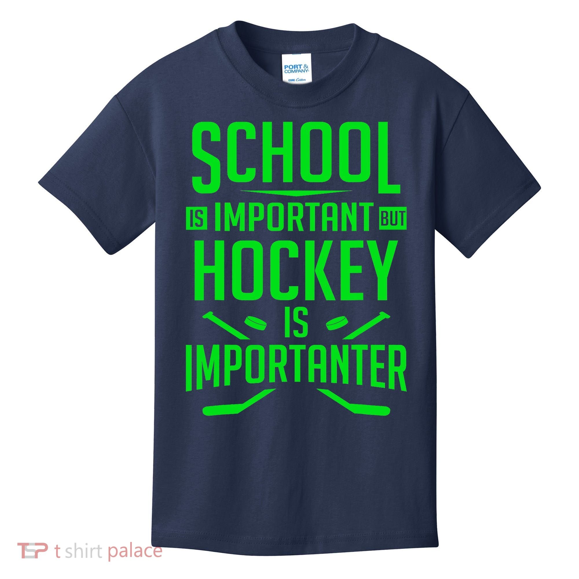 Hockey For Boy 8-12 Ice Hockey Player Kids T-Shirt