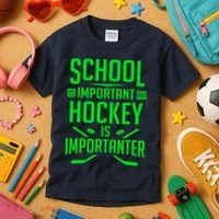 Hockey For Boy 8-12 Ice Hockey Player Kids T-Shirt thumb 3