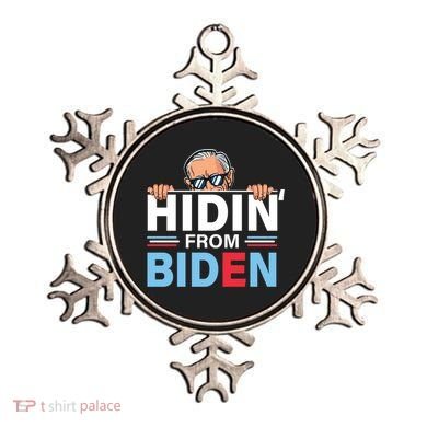 Hidin From Biden Gift Anti Joe Biden Hiding Political Gift Ornament