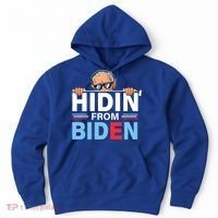 Hidin From Biden Gift Anti Joe Biden Hiding Political Gift Hoodie thumb 0