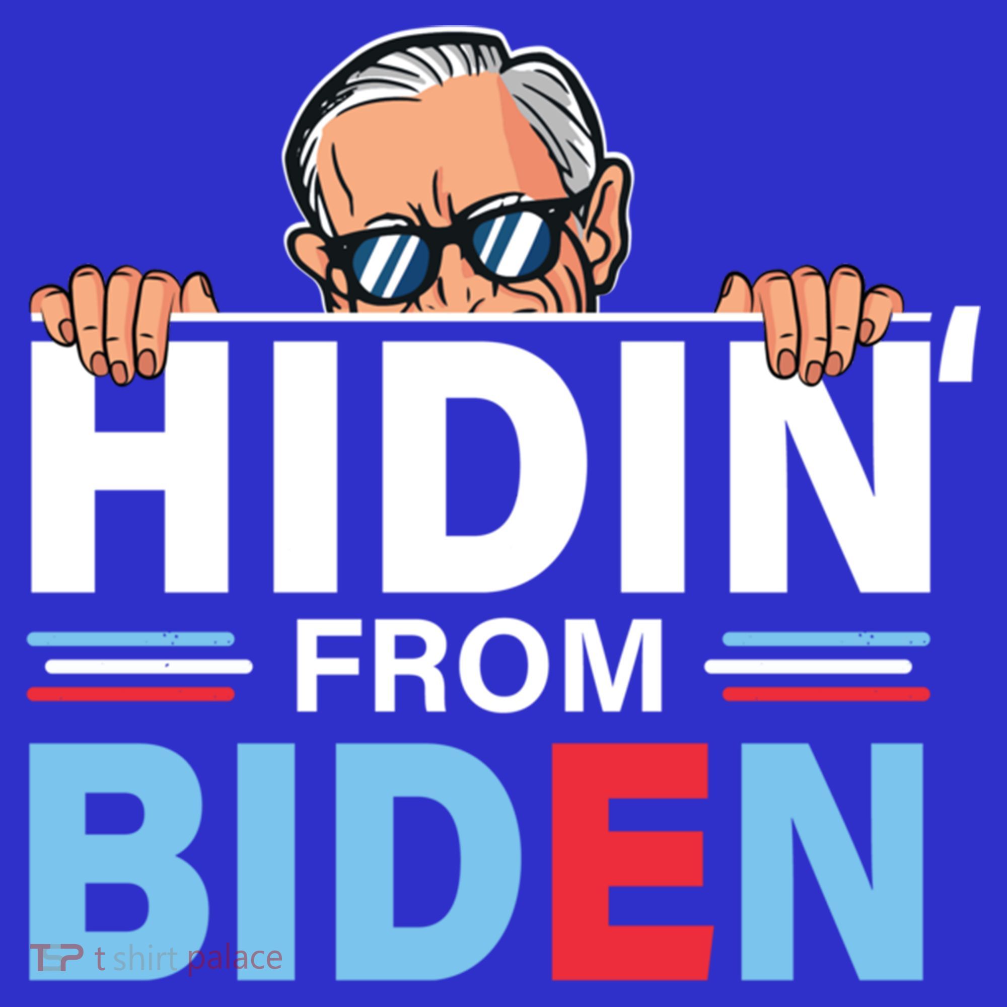 Hidin From Biden Gift Anti Joe Biden Hiding Political Gift Baby Bodysuit