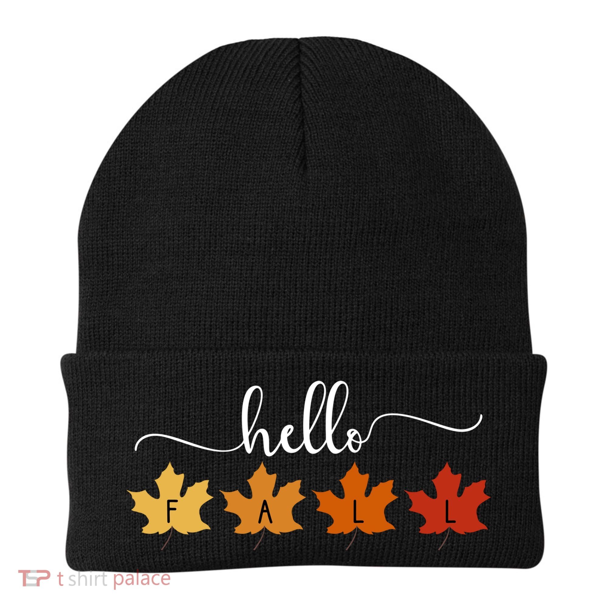 Hello Fall Cozy Nature Beanie