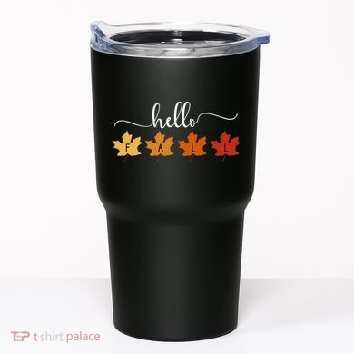 Hello Fall Cozy Nature Tumbler