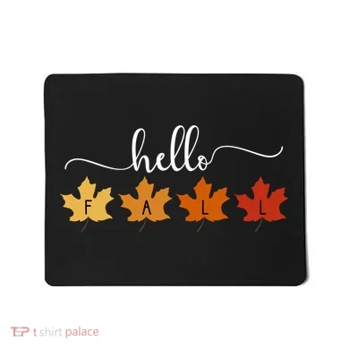 Hello Fall Cozy Nature Mousepad