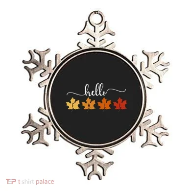Hello Fall Cozy Nature Ornament