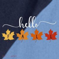 Hello Fall Cozy Nature Raglan Baseball Sleeve Shirt thumb 2