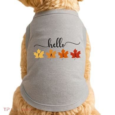 Hello Fall Cozy Nature Doggie Tank