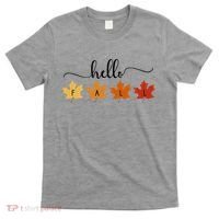 Hello Fall Cozy Nature T-Shirt thumb 0