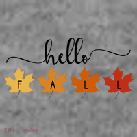 Hello Fall Cozy Nature Sweatshirt Cinch Pack Bag thumb 2