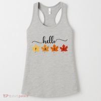 Hello Fall Cozy Nature Women's Tank Top thumb 0