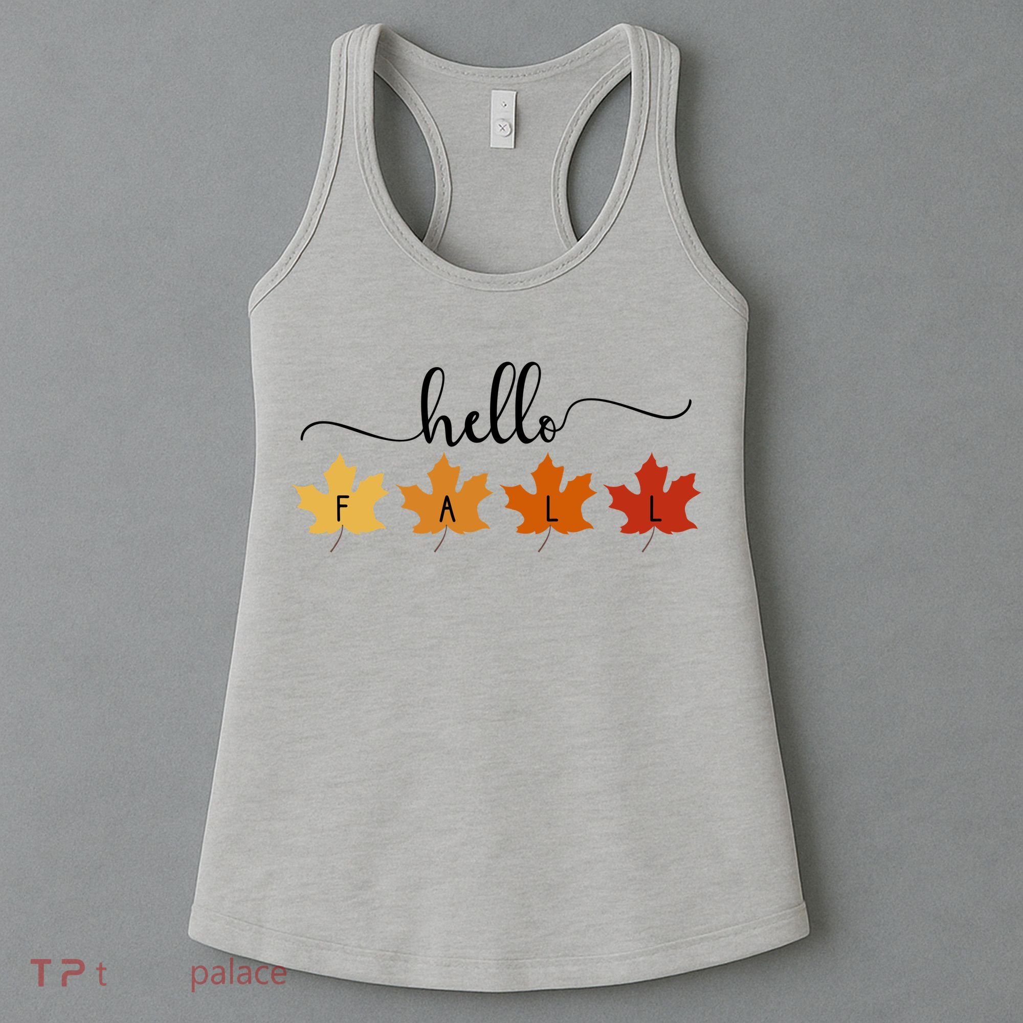 Hello Fall Cozy Nature Women's Tank Top