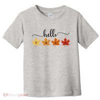 Hello Fall Cozy Nature Toddler T-Shirt thumb 0