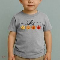 Hello Fall Cozy Nature Toddler T-Shirt thumb 2