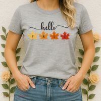 Hello Fall Cozy Nature Women's T-Shirt thumb 2