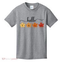 Hello Fall Cozy Nature Kids T-Shirt thumb 0