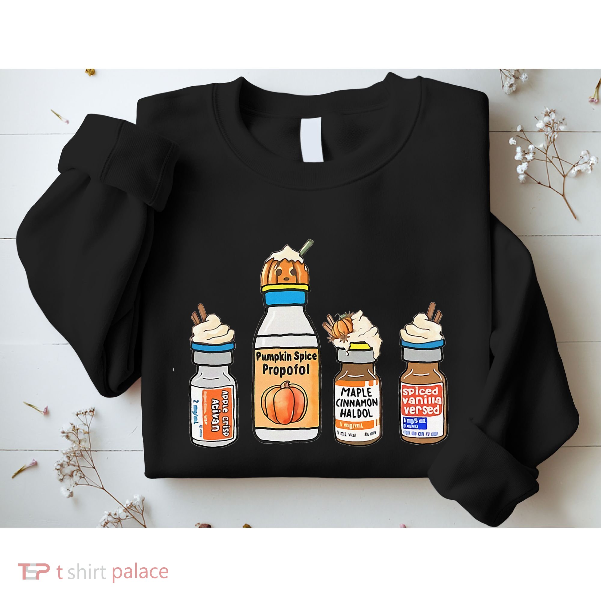 Halloween Fall Crna Pacu Er Ed Icu Cricital Care Nurse Sweatshirt