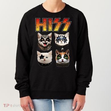 Hiss Funny Cat Lover Gift Women's Sweatshirt