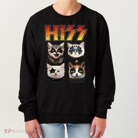 Hiss Funny Cat Lover Gift Women's Sweatshirt thumb 0
