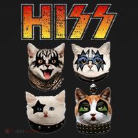 Hiss Funny Cat Lover Gift USA-Made Doggie Bandana thumb 2