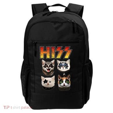 Hiss Funny Cat Lover Gift Backpack