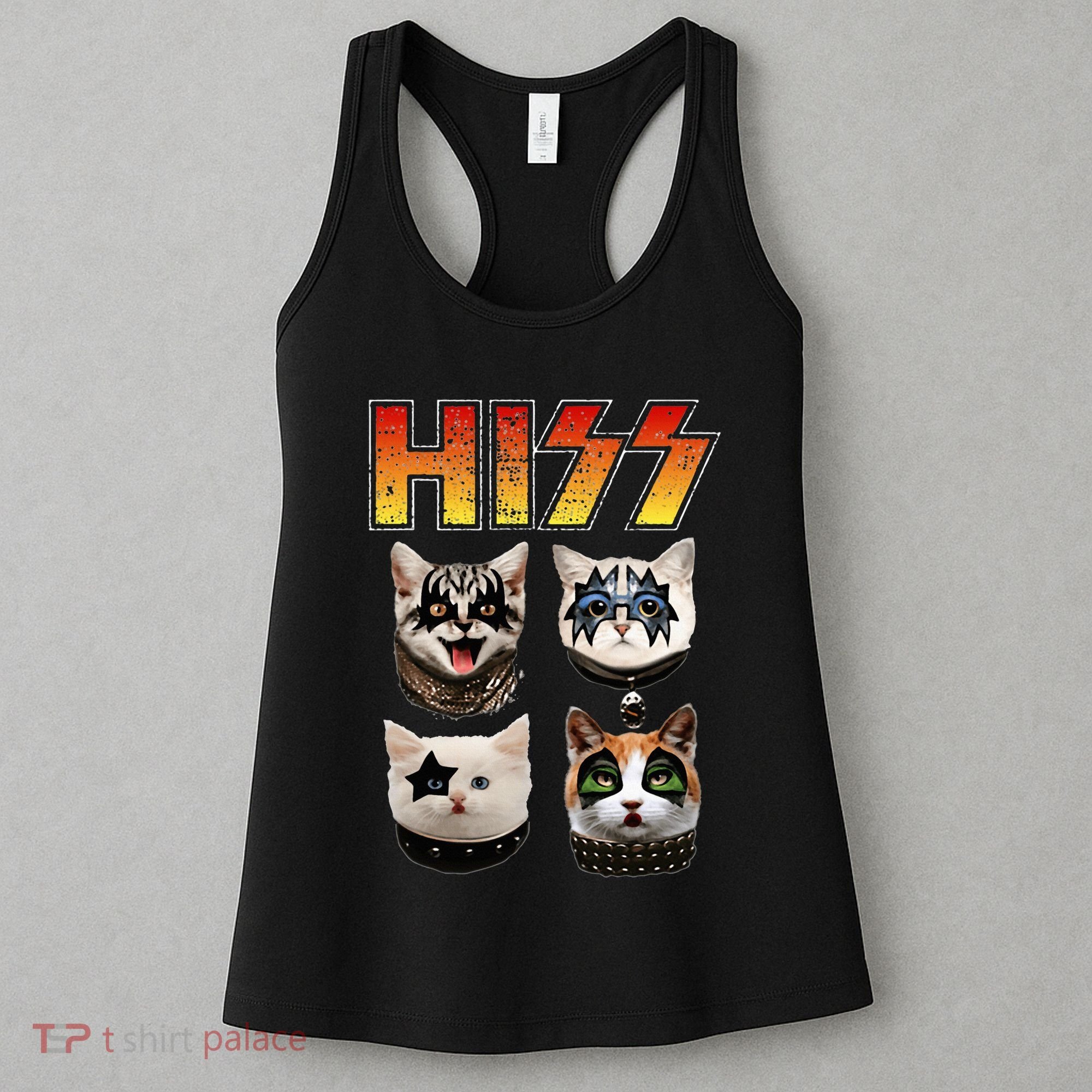 Hiss Funny Cat Lover Gift Women's Tank Top