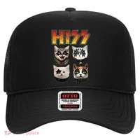 Hiss Funny Cat Lover Gift Hat thumb 0