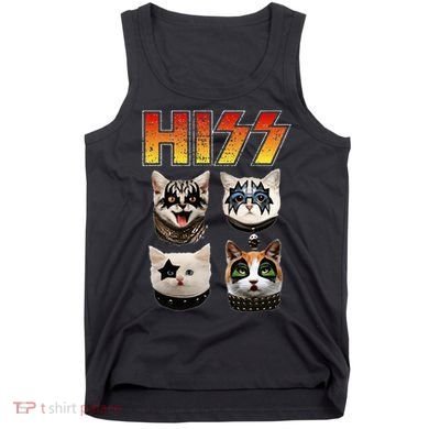 Hiss Funny Cat Lover Gift Tank Top