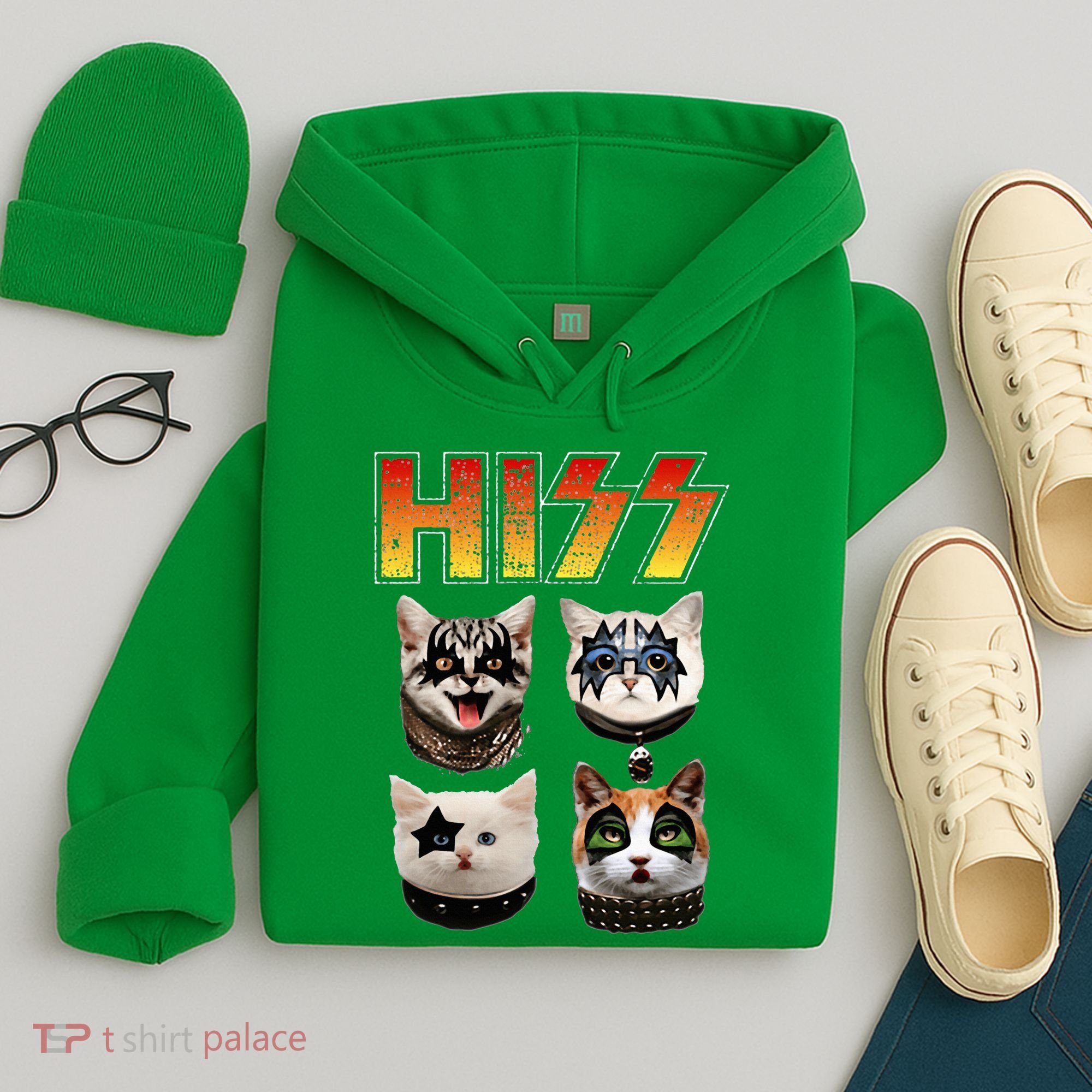 Hiss Funny Cat Lover Gift Hoodie