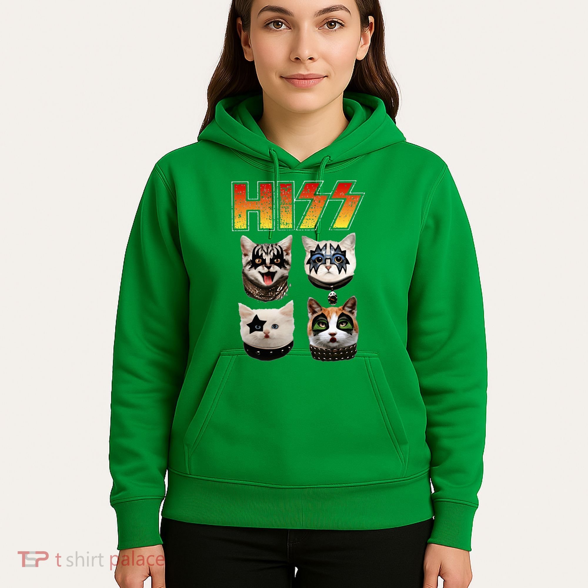 Hiss Funny Cat Lover Gift Hoodie