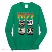 Hiss Funny Cat Lover Gift Long Sleeve Shirt thumb 0