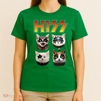 Hiss Funny Cat Lover Gift T-Shirt thumb 4
