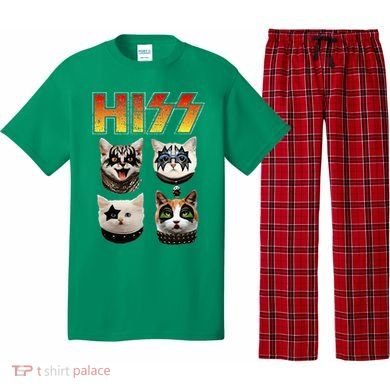 Hiss Funny Cat Lover Gift Pajama Set